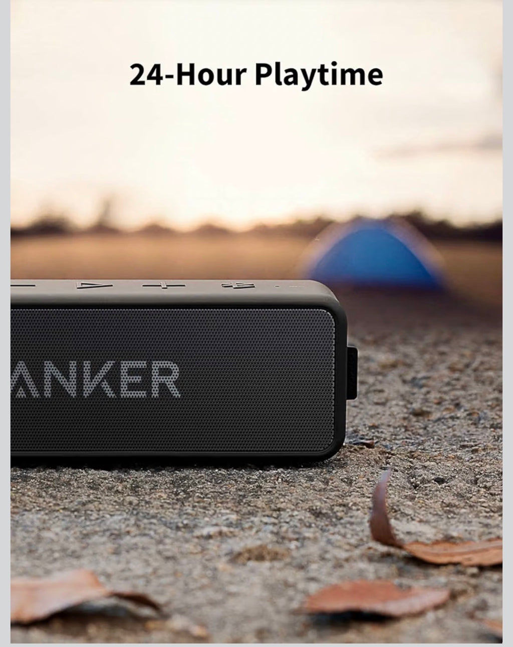 soundcore Anker 2 Portable Bluetooth Speaker, 12W Stereo, Black
BassUp, IPX7 Waterproof, 24H Playtime and Wireless Stereo Pairing for Home, Outdoors and Travel