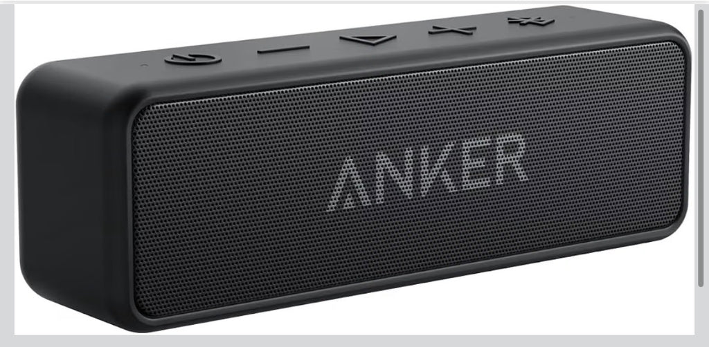 soundcore Anker 2 Portable Bluetooth Speaker, 12W Stereo, Black
BassUp, IPX7 Waterproof, 24H Playtime and Wireless Stereo Pairing for Home, Outdoors and Travel